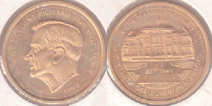 Germany Weizsaecker Medallion A002453